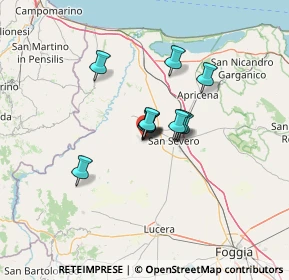 Mappa Via Villaglori, 71017 Torremaggiore FG, Italia (8.26455)