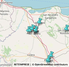 Mappa Piazza Felice Cavallotti, 71016 San Severo FG, Italia (13.35636)