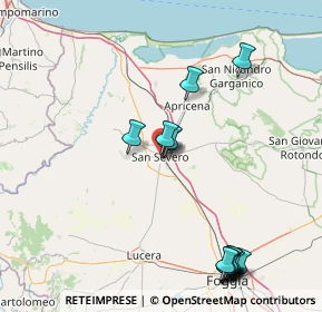 Mappa Piazza Felice Cavallotti, 71016 San Severo FG, Italia (20.366)