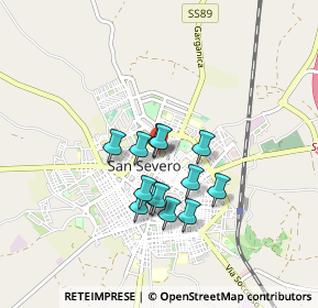 Mappa Piazza Felice Cavallotti, 71016 San Severo FG, Italia (0.68231)