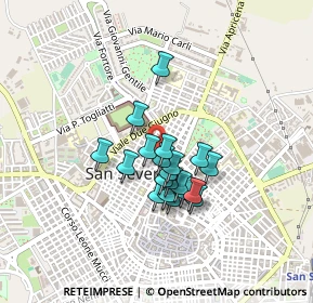 Mappa Piazza Felice Cavallotti, 71016 San Severo FG, Italia (0.326)