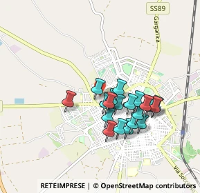 Mappa Via Carmicelli, 71016 San Severo FG, Italia (0.767)