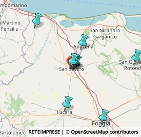 Mappa Via Carmicelli, 71016 San Severo FG, Italia (19.67)