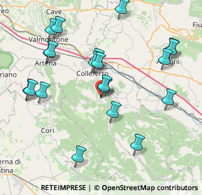 Mappa Via Pacinotti, 00037 Segni RM, Italia (9.032)