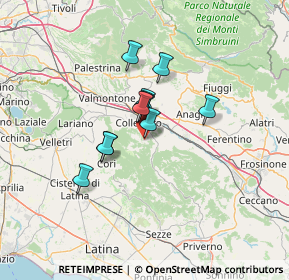 Mappa Via Pacinotti, 00037 Segni RM, Italia (9.26545)