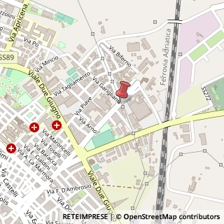 Mappa Viale S. Bernardino, 71016 San Severo FG, Italia, 71016 San Severo, Foggia (Puglia)