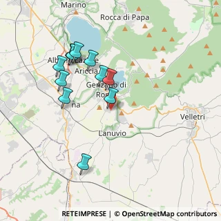 Mappa Via del Lavoro, 00045 Genzano di Roma RM, Italia (3.86727)