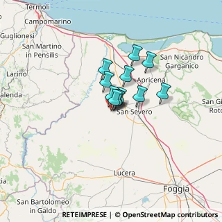Mappa Via Giordano, 71017 Torremaggiore FG, Italia (7.25)