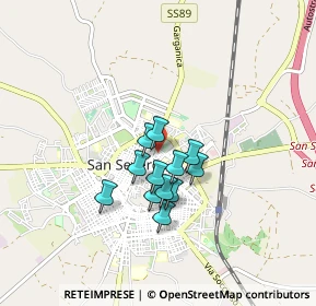 Mappa Via Castiglione, 71016 San Severo FG, Italia (0.61333)