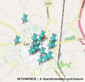 Mappa Via Castiglione, 71016 San Severo FG, Italia (0.73529)