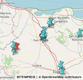 Mappa Via Castiglione, 71016 San Severo FG, Italia (16.1325)