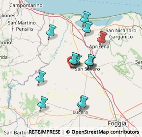 Mappa Via Guglielmo Marconi, 71017 Torremaggiore FG, Italia (12.69786)
