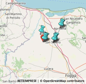 Mappa Via Guglielmo Marconi, 71017 Torremaggiore FG, Italia (8.18364)