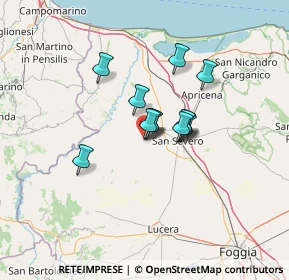 Mappa Via Guglielmo Marconi, 71017 Torremaggiore FG, Italia (8.805)