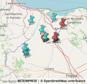 Mappa Via Guglielmo Marconi, 71017 Torremaggiore FG, Italia (10.52267)