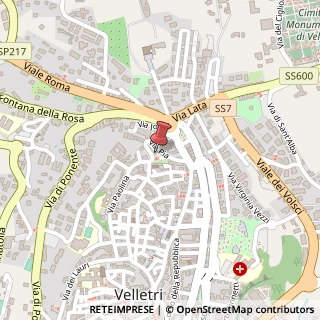 Mappa Via pia 5, 00049 Velletri, Roma (Lazio)