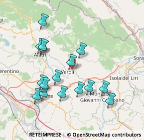 Mappa Via Colle del Bagno, 03029 Veroli FR, Italia (7.89688)