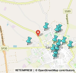 Mappa Via Rodolfo Morandi, 71016 San Severo FG, Italia (1.17)