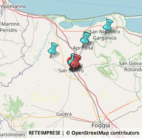 Mappa Via Guido Dorso, 71016 San Severo FG, Italia (5.3175)