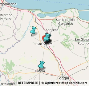 Mappa Via Guido Dorso, 71016 San Severo FG, Italia (5.59)