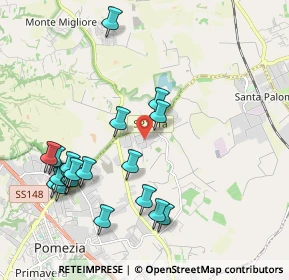 Mappa Via Sassuolo, 00071 Pomezia RM, Italia (2.3705)