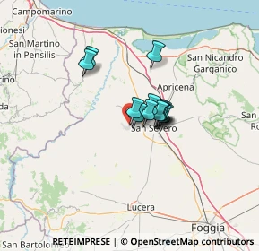 Mappa Via G. Deledda, 71017 Torremaggiore FG, Italia (7.77077)