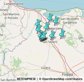 Mappa Via G. Deledda, 71017 Torremaggiore FG, Italia (6.81333)