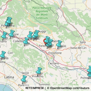 Mappa Viale Guglielmo Marconi, 03013 Ferentino FR, Italia (23.285)