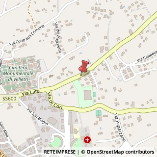Mappa Via Ariana, 20, 00049 Velletri, Roma (Lazio)