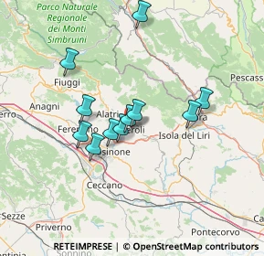 Mappa Via Passeggiata S. Giuseppe, 03029 Veroli FR, Italia (12.10909)