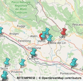 Mappa Via Passeggiata S. Giuseppe, 03029 Veroli FR, Italia (25.24214)