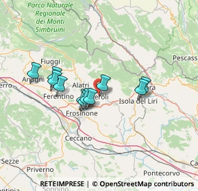 Mappa Via Passeggiata S. Giuseppe, 03029 Veroli FR, Italia (11.50818)