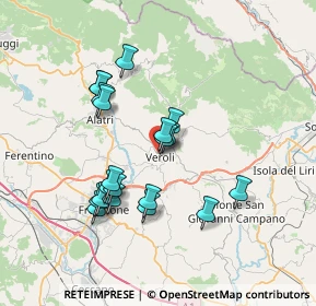 Mappa Via Passeggiata S. Giuseppe, 03029 Veroli FR, Italia (6.812)