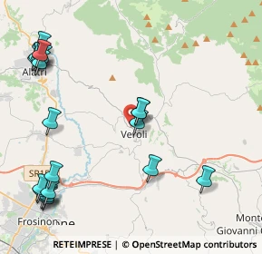 Mappa Via Passeggiata S. Giuseppe, 03029 Veroli FR, Italia (5.8705)