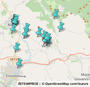 Mappa Via Passeggiata S. Giuseppe, 03029 Veroli FR, Italia (4.169)