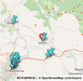 Mappa Via Passeggiata S. Giuseppe, 03029 Veroli FR, Italia (6.32692)