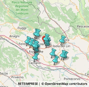 Mappa Piazza della Filippina, 03029 Veroli FR, Italia (10.62706)