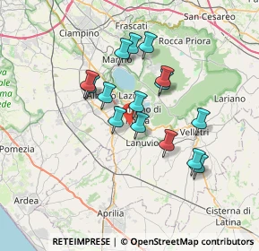 Mappa Via Montegiove Nuovo, 00045 Genzano di Roma RM, Italia (6.20867)