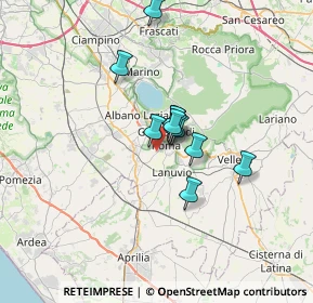 Mappa Via Montegiove Nuovo, 00045 Genzano di Roma RM, Italia (4.59455)