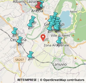 Mappa Via Montegiove Nuovo, 00045 Genzano di Roma RM, Italia (1.9805)
