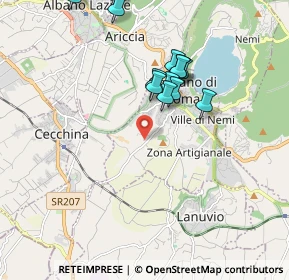 Mappa Via Montegiove Nuovo, 00045 Genzano di Roma RM, Italia (1.96923)