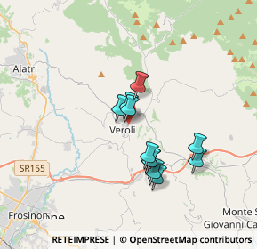 Mappa Viale XXI Aprile, 03029 Veroli FR, Italia (2.87545)