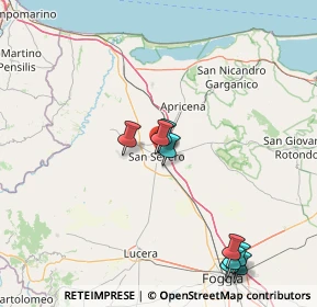 Mappa Via Ponchielli, 71016 San Severo FG, Italia (28.31357)