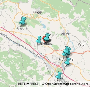 Mappa Via Antica Acropoli, 03013 Ferentino FR, Italia (6.49667)