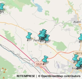 Mappa Via Antica Acropoli, 03013 Ferentino FR, Italia (4.65938)