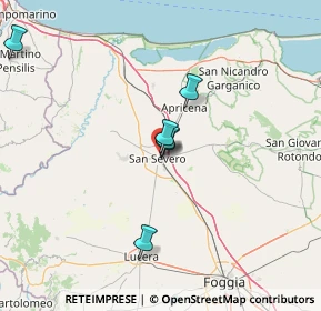 Mappa Via Metauro, 71016 San Severo FG, Italia (34.17692)