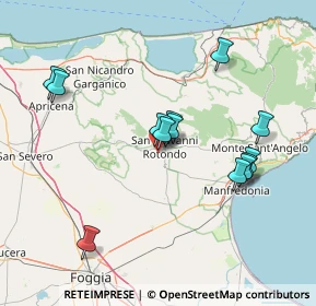 Mappa Località Pozzocavo, 71013 San Giovanni Rotondo FG, Italia (15.18769)