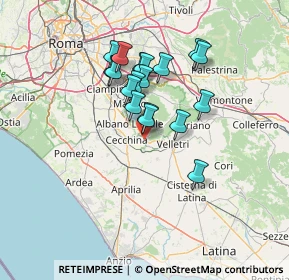 Mappa Via Marche, 00045 Genzano di Roma RM, Italia (11.75389)