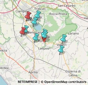 Mappa Via Marche, 00045 Genzano di Roma RM, Italia (6.71545)