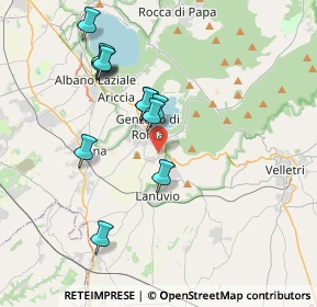 Mappa Via Marche, 00045 Genzano di Roma RM, Italia (3.81167)